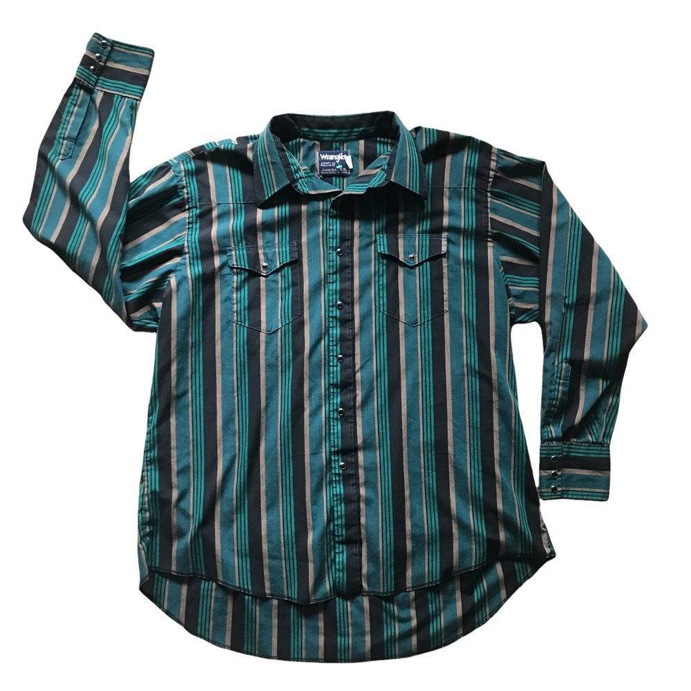 Vintage Wrangler cowboy button down